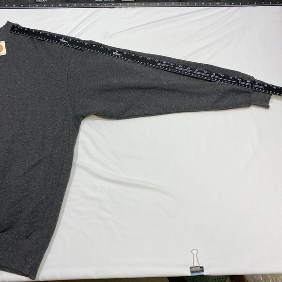 Champion Sweatshirt Men's XL Gray ECO Crewneck Pullover Long Sleeve Logo - Picture 12 of 13